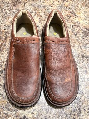 Dr. Martens Brown Leather Slip-On Loafers